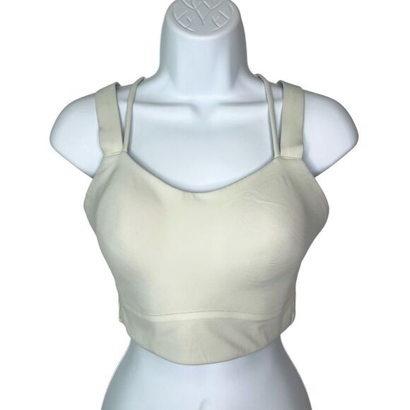 Lululemon Natural Ivory Like A Cloud Longline Light Support Bra - Picture 1 of 8